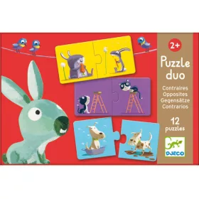 Djeco - Ellentétek (Opposites) Párosító duo puzzle