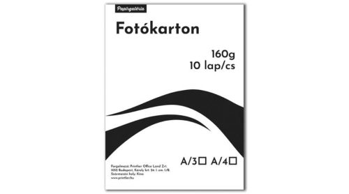 Fotokarton_a/4_160gr_fekete_10lap/csomag