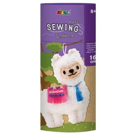 Avenir Kids- Varrható plüss kulcstartó Láma