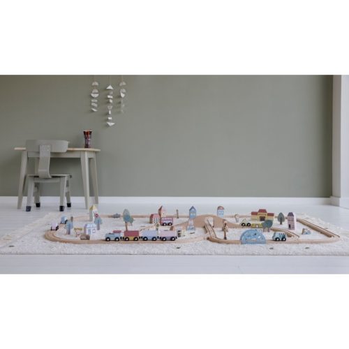 Little Dutch-Fa vasút szett XXL -  fajáték