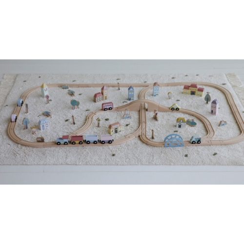 Little Dutch-Fa vasút szett XXL -  fajáték