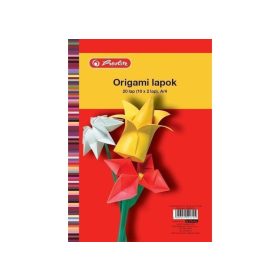 Origami lapok A4, 20 ív 