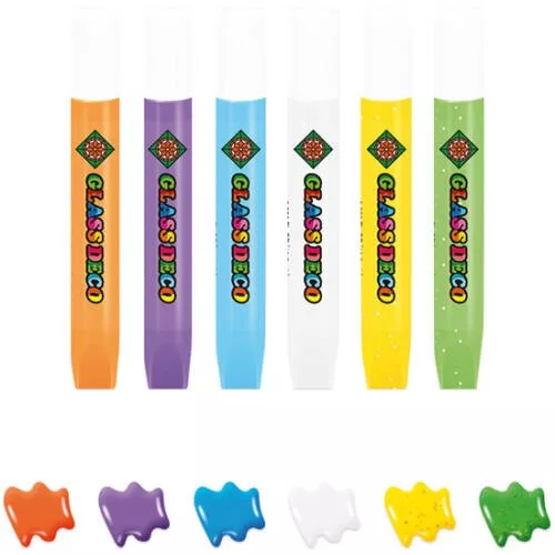 AMOS_uvegmatrica_festek_keszlet_6x10,5_ml_+_6_dinos_fenyvarazs_forma