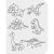 AMOS_uvegmatrica_festek_keszlet_6x10,5_ml_+_6_dinos_fenyvarazs_forma