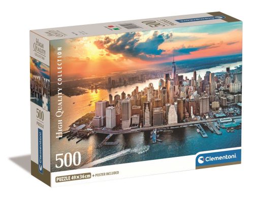 Clementoni 500db-os compact puzzle New York