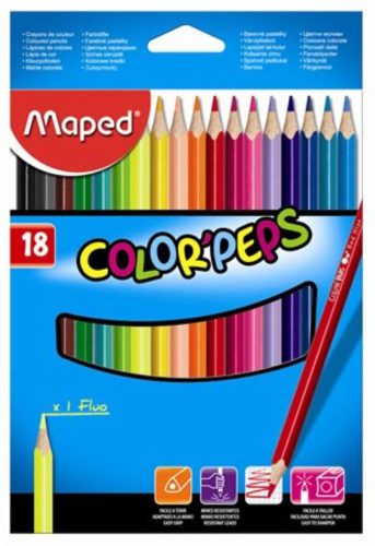 Szines_ceruza_keszlet_haromszogletu_MAPED_Color'Peps_18_kulonbozo_szin