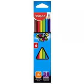 Szines_ceruza_keszlet_haromszogletu_MAPED_Color'Peps_6_kulonbozo_szin