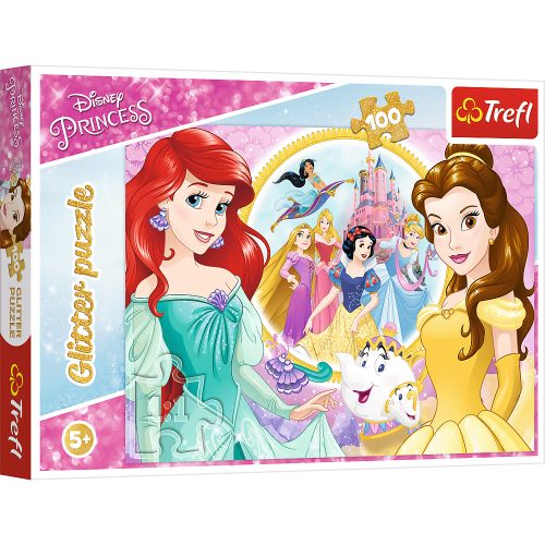 Disney:_hercegnok_100_darabos_Glitter_puzzle