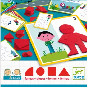 Djeco - Alakzatok és formák kirakó játék óvodásoknak