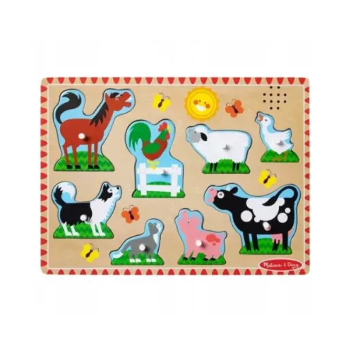 Hangos puzzle, Háziállatok Melissa & Doug kirakó