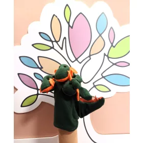 Háromfejű sárkány - Kesztyűbáb