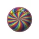Szivárványmintás Gumilabda - 23cm-es 