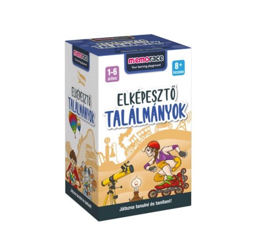 Memorace_Elkepeszto_talalmanyok tarsasjatek