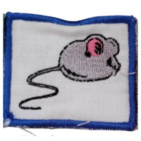 Ovis jel - Hímzett - Egér