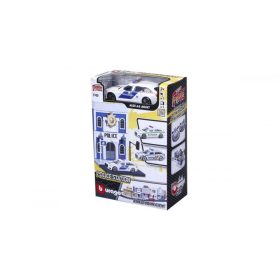 Audi_A6_rendorautó_es_rendorors_1/43_Bburago 