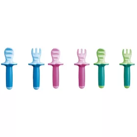 MAM Első evőeszköz készlet 6h+ - Rózsaszín