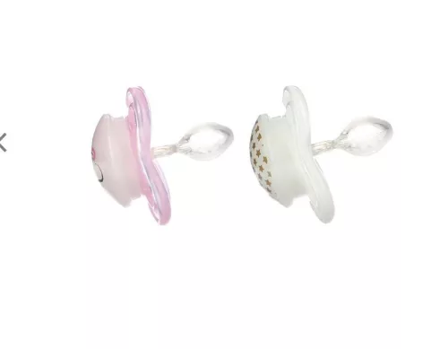 MAM Original Astro éjszakai cumi dupla 6h+ - Rózsaszín-fehér