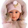 LIorens Lucia 40 cm-es kislány baba rózsaszín ruhában