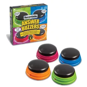   Nyomógombok kvízjátékokhoz! (felvehető hanggal) - Answer Buzzers Learning Resources