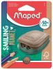 MAPED - "Smiling Planet" Hegyező, kétlyukú, tartályos, műanyag, FSC
