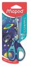 Olló, iskolai, 13 cm, MAPED "Cosmic", vegyes színek