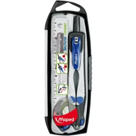   Körző készlet, 4 darabos, MAPED "Technic Compact"