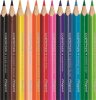 Színes ceruza készlet, háromszögletű, MAPED "Color'Peps Mini", 12 különböző szín