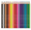 Akvarell ceruza készlet, háromszögletű, ecsettel, MAPED "Color Peps", 24 különböző szín