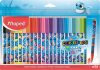 MAPED  - "Color'Peps Ocean Life" Filctoll készlet, 2 mm, kimosható, 24 különböző szín