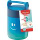 Duplafalú ételtartó, 350 ml, rozsdamentes acél, MAPED "Concept Kids", kék