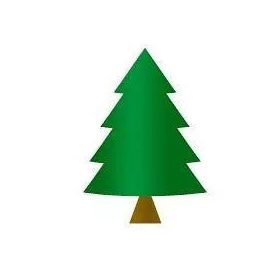 Fenyőfa ovis öntapadós jel 4x4