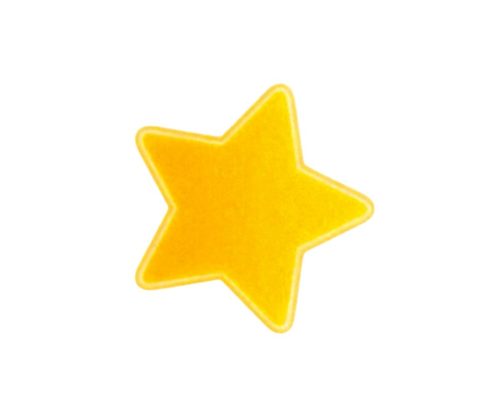 Csillag ovis vasalható jel 2x2