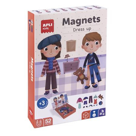APLI Kids Magnets - Mágneses készségfejlesztő készlet, 40 db,  öltözködés