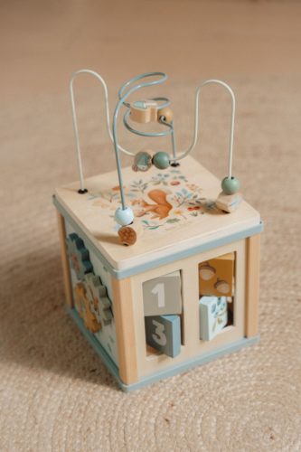 Little Dutch Készségfejlesztő kocka - Forest Friends