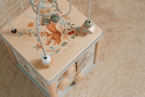 Little Dutch Készségfejlesztő kocka - Forest Friends