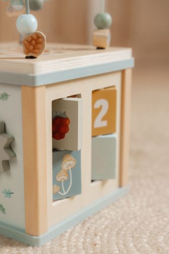 Little Dutch Készségfejlesztő kocka - Forest Friends