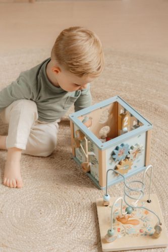 Little Dutch Készségfejlesztő kocka - Forest Friends