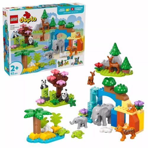 LEGO DUPLO  - 3 az 1-ben állatcsaládok a vadvilágban