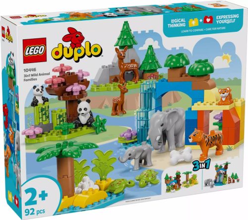 LEGO DUPLO  - 3 az 1-ben állatcsaládok a vadvilágban