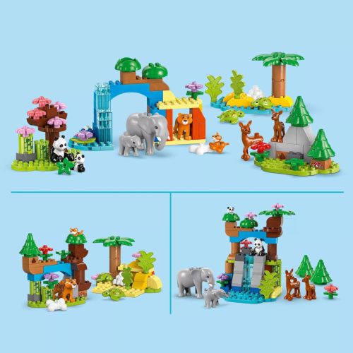 LEGO DUPLO  - 3 az 1-ben állatcsaládok a vadvilágban