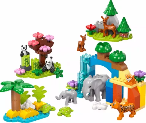 LEGO DUPLO  - 3 az 1-ben állatcsaládok a vadvilágban