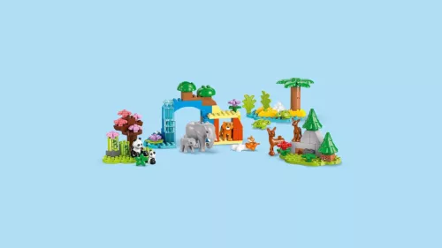 LEGO DUPLO  - 3 az 1-ben állatcsaládok a vadvilágban