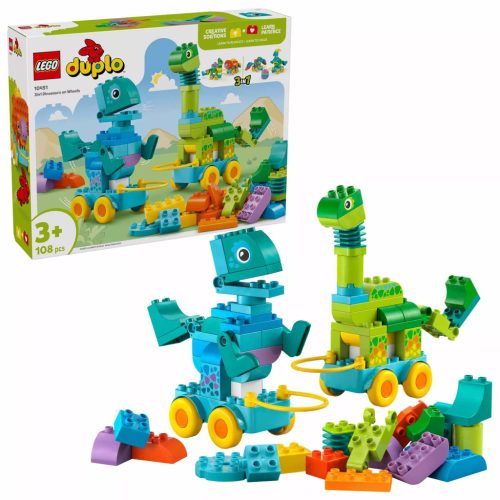 LEGO DUPLO - 3 az 1-ben guruló dinók