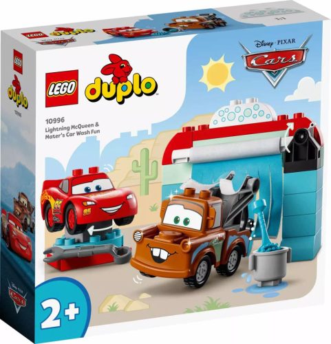 Lego Duplo Disney Tm 10996 - Villám Mcqueen És Matuka Vidám Autómosása