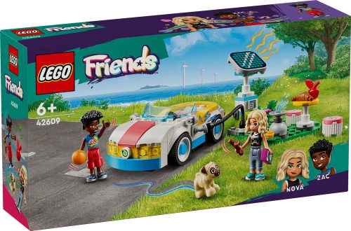 Lego Friends 42609 - Elektromos autó és töltőállomás