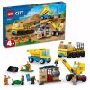 Lego City Great Vehicles 60391 - Építőipari Teherautók És Bontógolyós Daru