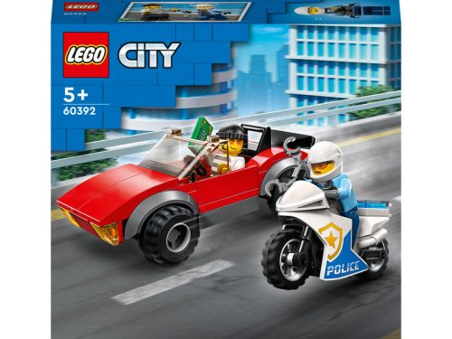 Lego City Police 60392 - Rendőrségi Motoros Autós Üldözés