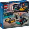 Lego City Great Vehicles 60400 - Gokartok És Versenypilóták