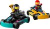 Lego City Great Vehicles 60400 - Gokartok És Versenypilóták