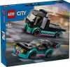 Lego City Great Vehicles 60406 - Versenyautó És Autószállító Teherautó